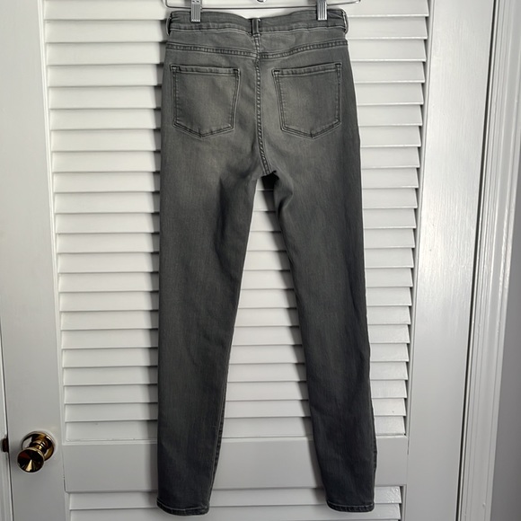 Athleta Girls School Day Jeans Gray Denim sz 14 - Picture 3 of 8